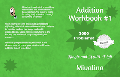 Addition Workbook #1